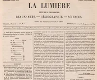 An illustration from La Lumière : revue de la photographie, beaux-arts, heliographie, sciences (1851)