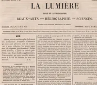 An illustration from La Lumière : revue de la photographie, beaux-arts, heliographie, sciences (1851)
