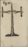 Picture 14 of 16 from Lust- Lufft- und FeuerKunst : auss welcher ohne sondern Costen und Mühe zuerlangen, wie man schwürmer, gross- und kleine Ragetten, Pumpen und Maseulen Stöcke : sambt denen beygefügten allerhand materien, und ihren zusammen gesetzten ordenlichen Dosen, Gewichten und Massen : wie solches alles punctualiter auss denen beygefügten und vorgedruckten 38 Figuren zuersehen und zu erlernen ... (1680), leaf 115