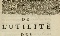 An illustration from L'utilité des voyages : qui concernent la connoissance des médailles, inscriptions, statues, dieux lares, peintures anciennes, et les bas reliefs, pierres precieuses et gravées, cachets, talismans, anneaux, manuscrits, langues, & autres choses remarquables, et l'avantage que la recherche de toutes ces antiquitez procure aux sçavans, avec un memoire de quelques observations generales qu'on peut faire pour ne pas voyager inutilement (1693)