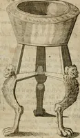 An illustration from L'utilité des voyages : qui concernent la connoissance des médailles, inscriptions, statues, dieux lares, peintures anciennes, et les bas reliefs, pierres precieuses et gravées, cachets, talismans, anneaux, manuscrits, langues, & autres choses remarquables, et l'avantage que la recherche de toutes ces antiquitez procure aux sçavans, avec un memoire de quelques observations generales qu'on peut faire pour ne pas voyager inutilement (1693)
