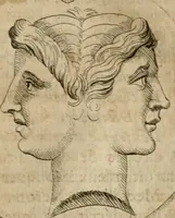 An illustration from L'utilité des voyages : qui concernent la connoissance des médailles, inscriptions, statues, dieux lares, peintures anciennes, et les bas reliefs, pierres precieuses et gravées, cachets, talismans, anneaux, manuscrits, langues, & autres choses remarquables, et l'avantage que la recherche de toutes ces antiquitez procure aux sçavans, avec un memoire de quelques observations generales qu'on peut faire pour ne pas voyager inutilement (1693)