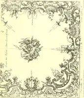 An illustration from L'uvre de De Cuvilliès : époque Louis XV : nouveau livre de plafonds (1900)
