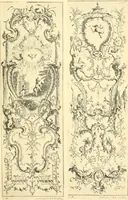 An illustration from L'uvre de De Cuvilliès : époque Louis XV : nouveau livre de plafonds (1900)