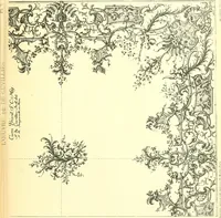 An illustration from L'uvre de De Cuvilliès : époque Louis XV : nouveau livre de plafonds (1900)