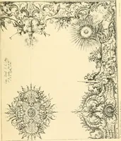 An illustration from L'uvre de De Cuvilliès : époque Louis XV : nouveau livre de plafonds (1900)