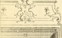 An illustration from L'uvre de De Cuvilliès : époque Louis XV : nouveau livre de plafonds (1900)