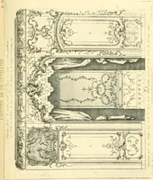 An illustration from L'uvre de De Cuvilliès : époque Louis XV : nouveau livre de plafonds (1900)