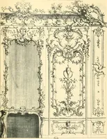 An illustration from L'uvre de De Cuvilliès : époque Louis XV : nouveau livre de plafonds (1900)