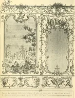 An illustration from L'uvre de De Cuvilliès : époque Louis XV : nouveau livre de plafonds (1900)