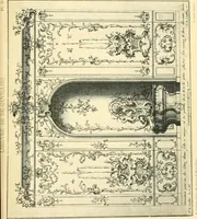 An illustration from L'uvre de De Cuvilliès : époque Louis XV : nouveau livre de plafonds (1900)