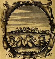 An illustration from Lux evangelica sub velum sacrorum emblematum recondita in anni dominicas, selecta historia & morali doctrina varie adumbrata (1655)