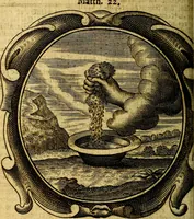An illustration from Lux evangelica sub velum sacrorum emblematum recondita in anni dominicas, selecta historia & morali doctrina varie adumbrata (1655)