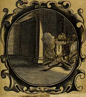 An illustration from Lux evangelica sub velum sacrorum emblematum recondita in anni dominicas, selecta historia & morali doctrina varie adumbrata (1655)