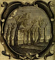 An illustration from Lux evangelica sub velum sacrorum emblematum recondita in anni dominicas, selecta historia & morali doctrina varie adumbrata (1655)