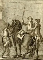 An illustration from Luz da liberal, e nobre arte da cavallaria : offerecida ao Senhor D. João, principe do Brazil (1790)