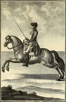 An illustration from Luz da liberal, e nobre arte da cavallaria : offerecida ao Senhor D. João, principe do Brazil (1790)