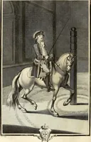 An illustration from Luz da liberal, e nobre arte da cavallaria : offerecida ao Senhor D. João, principe do Brazil (1790)