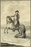 An illustration from Luz da liberal, e nobre arte da cavallaria : offerecida ao Senhor D. João, principe do Brazil (1790)