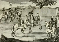 An illustration from Luz da liberal, e nobre arte da cavallaria : offerecida ao Senhor D. João, principe do Brazil (1790)