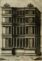 An illustration from Lvdovici Demontiosii Gallvs Romae hospes : vbi multa antiquorum monimenta explicantur, pars pristinae formae restituuntur : opus in quinque partes tributum (1585)
