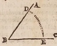 An illustration from L'vsage dv compas de proportion (1664)