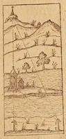 Picture 18 of 33 from L'vsage dv mecometre : qvi est vn instrvment geometrique, auec lequel on peut tres-facilement mesurer toutes sortes de longueurs & distances visibles : prendre & rapporter au petit pied le plan des villes, chasteaux & autres places : trasser tant sur le papier que sur la terre telles figures & fortifications qu'on voudra : faire toutes sortes de cartes tant geographiques que chorographiques : & pratiques toutes les autres operations d'arithmetique & de geometrie, qui se pratiquent auec le compas de proportion, la regle proportionelle, le graphometre & la boussole (1630), leaf 133
