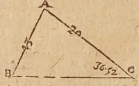 An illustration from L'vsage dv mecometre : qvi est vn instrvment geometrique, auec lequel on peut tres-facilement mesurer toutes sortes de longueurs & distances visibles : prendre & rapporter au petit pied le plan des villes, chasteaux & autres places : trasser tant sur le papier que sur la terre telles figures & fortifications qu'on voudra : faire toutes sortes de cartes tant geographiques que chorographiques : & pratiques toutes les autres operations d'arithmetique & de geometrie, qui se pratiquent auec le compas de proportion, la regle proportionelle, le graphometre & la boussole (1630)
