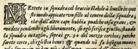 An illustration from L'vso della squadra mobile : con la quale per teorica, & pratica si misura geometricamente ogni distanza, altezza, e profondità : s'impara à perticare, liuellare, et pigliare in disegno le città, paesi, et prouincie : il tutto con le sue dimostrationi intagliate in rame (1615)