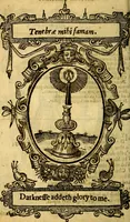 An illustration from Lychnocausia : sive Moralia facum emblemata : lights, morall emblems (1638)