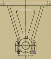 An illustration from Machine design; a manual of practical instruction in designing machinery for specific purposes, including specifications for belts, screws, pins, gears, etc., and many working hints as to operation and care of machines (1918)