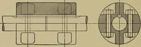An illustration from Machine design; a manual of practical instruction in designing machinery for specific purposes, including specifications for belts, screws, pins, gears, etc., and many working hints as to operation and care of machines (1918)