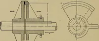An illustration from Machine design; a manual of practical instruction in designing machinery for specific purposes, including specifications for belts, screws, pins, gears, etc., and many working hints as to operation and care of machines (1918)