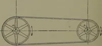 An illustration from Machine drawing, a practical guide to the standard methods of graphical representation of machines, including complete detail drawings of a duplex pump and of a direct-current generator (1920)