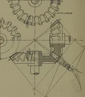 An illustration from Machine drawing, a practical guide to the standard methods of graphical representation of machines, including complete detail drawings of a duplex pump and of a direct-current generator (1920)