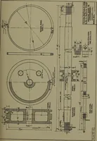 An illustration from Machine drawing, a practical guide to the standard methods of graphical representation of machines, including complete detail drawings of a duplex pump and of a direct-current generator (1920)