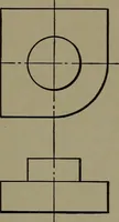 An illustration from Machine drawing, a practical guide to the standard methods of graphical representation of machines, including complete detail drawings of a duplex pump and of a direct-current generator (1920)