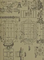 An illustration from Machine drawing, a practical guide to the standard methods of graphical representation of machines, including complete detail drawings of a duplex pump and of a direct-current generator (1920)