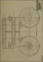 An illustration from Machine drawing, a practical guide to the standard methods of graphical representation of machines, including complete detail drawings of a duplex pump and of a direct-current generator (1920)