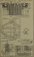 An illustration from Machine drawing, a practical guide to the standard methods of graphical representation of machines, including complete detail drawings of a duplex pump and of a direct-current generator (1920)