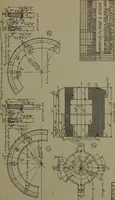 An illustration from Machine drawing, a practical guide to the standard methods of graphical representation of machines, including complete detail drawings of a duplex pump and of a direct-current generator (1920)