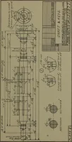 An illustration from Machine drawing, a practical guide to the standard methods of graphical representation of machines, including complete detail drawings of a duplex pump and of a direct-current generator (1920)