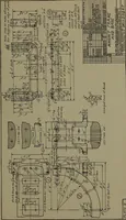 An illustration from Machine drawing, a practical guide to the standard methods of graphical representation of machines, including complete detail drawings of a duplex pump and of a direct-current generator (1920)