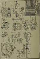 An illustration from Machine drawing, a practical guide to the standard methods of graphical representation of machines, including complete detail drawings of a duplex pump and of a direct-current generator (1920)