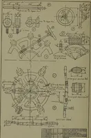 An illustration from Machine drawing, a practical guide to the standard methods of graphical representation of machines, including complete detail drawings of a duplex pump and of a direct-current generator (1920)