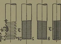 An illustration from Machine drawing, a practical guide to the standard methods of graphical representation of machines, including complete detail drawings of a duplex pump and of a direct-current generator (1920)