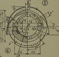 An illustration from Machine drawing, a practical guide to the standard methods of graphical representation of machines, including complete detail drawings of a duplex pump and of a direct-current generator (1920)