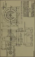 An illustration from Machine drawing, a practical guide to the standard methods of graphical representation of machines, including complete detail drawings of a duplex pump and of a direct-current generator (1920)