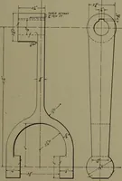 An illustration from Machine drawing, a practical guide to the standard methods of graphical representation of machines, including complete detail drawings of a duplex pump and of a direct-current generator (1920)
