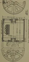 An illustration from Machine drawing, a practical guide to the standard methods of graphical representation of machines, including complete detail drawings of a duplex pump and of a direct-current generator (1920)